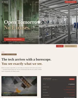 Specialist Retail Store Construction Appointment Booking Website Template