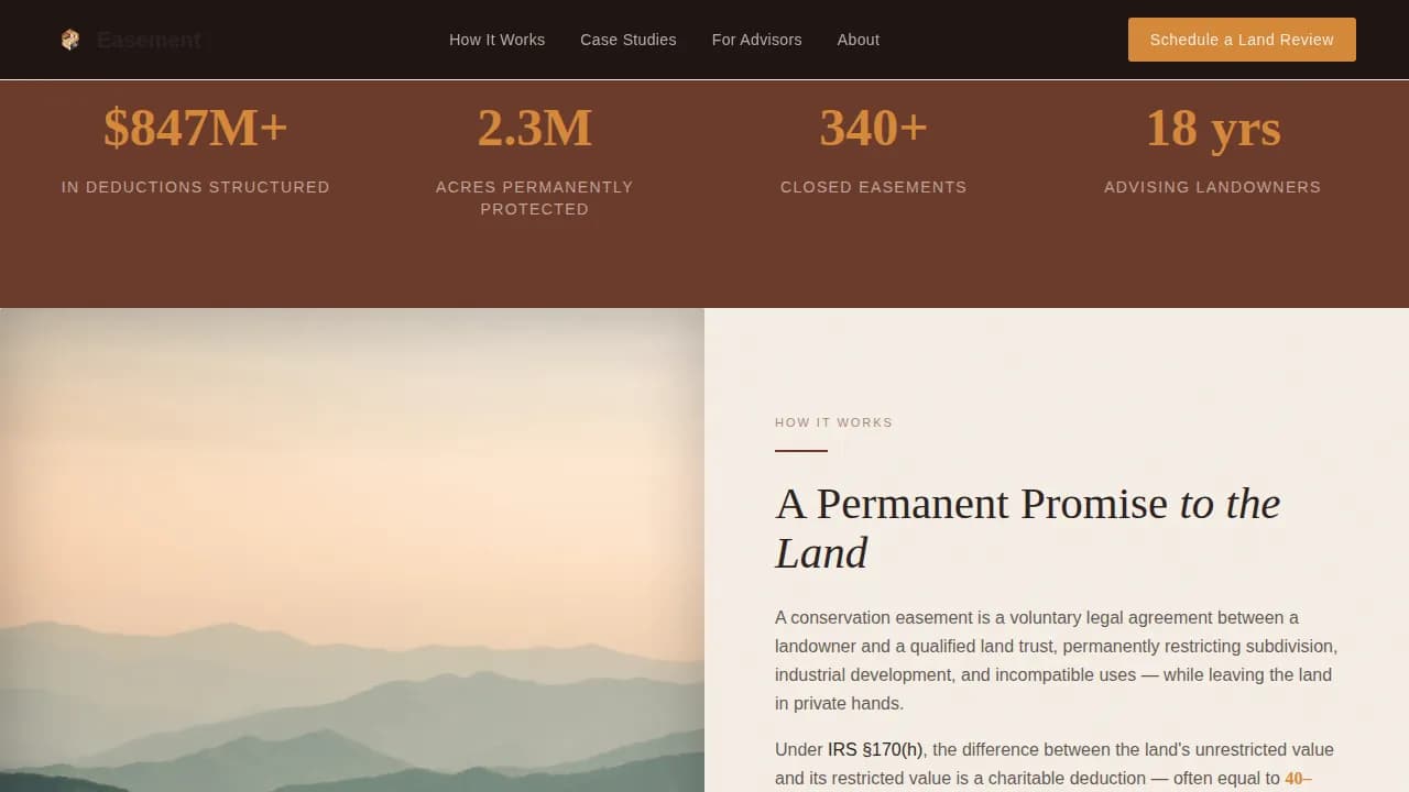 Land & Agricultural Real Estate Booking Website Template
