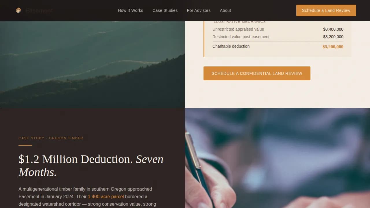 Land & Agricultural Real Estate Booking Website Template