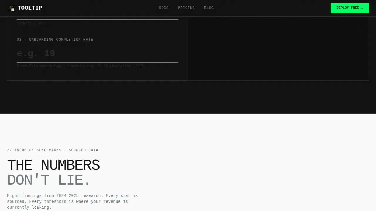 Hint — Minimal Accessible Widget Guide Landing Page Template