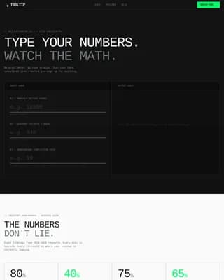 Hint — Minimal Accessible Widget Guide Landing Page Template