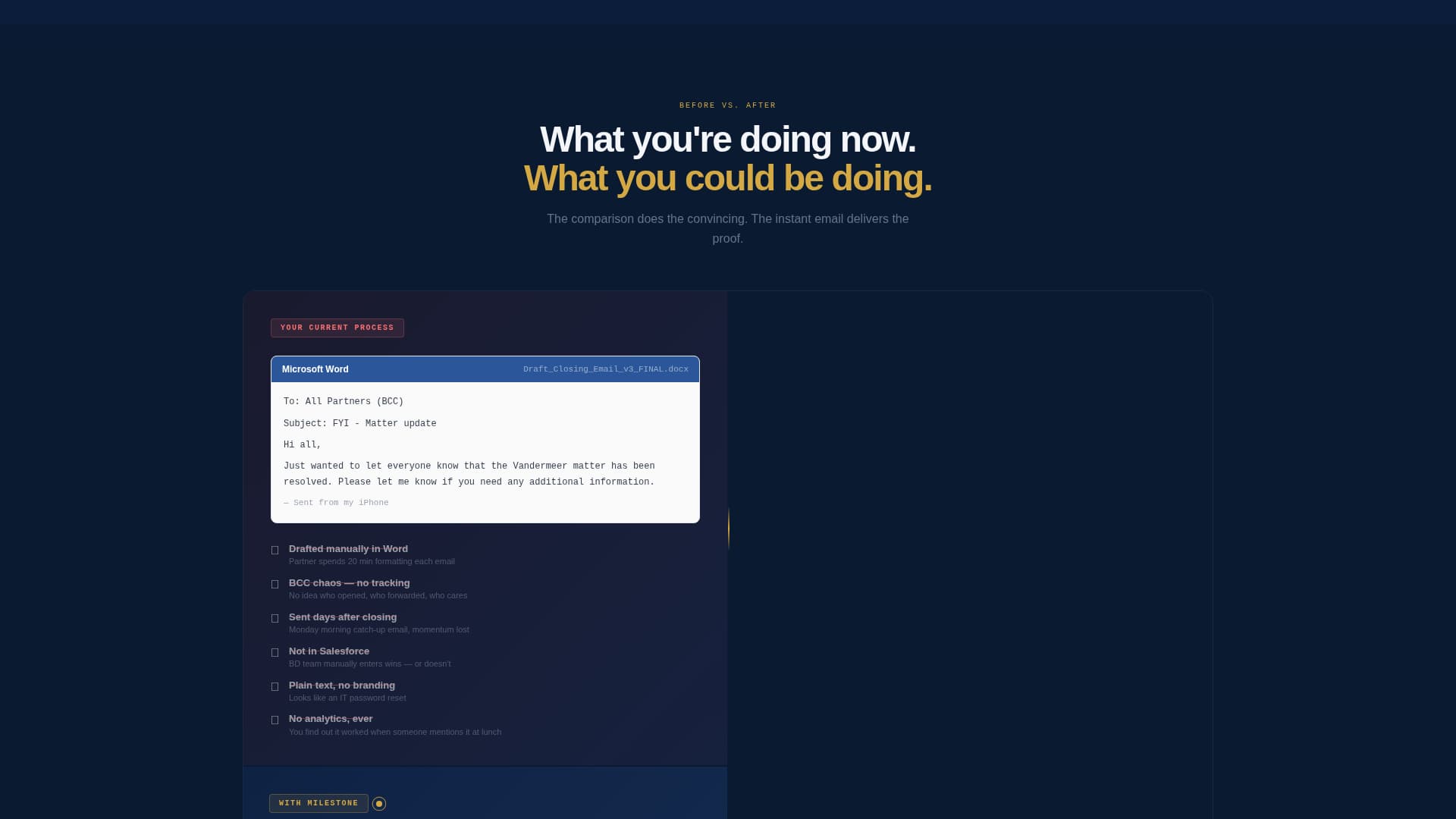Milestone - Powerful Lawfirm Landing Page Template