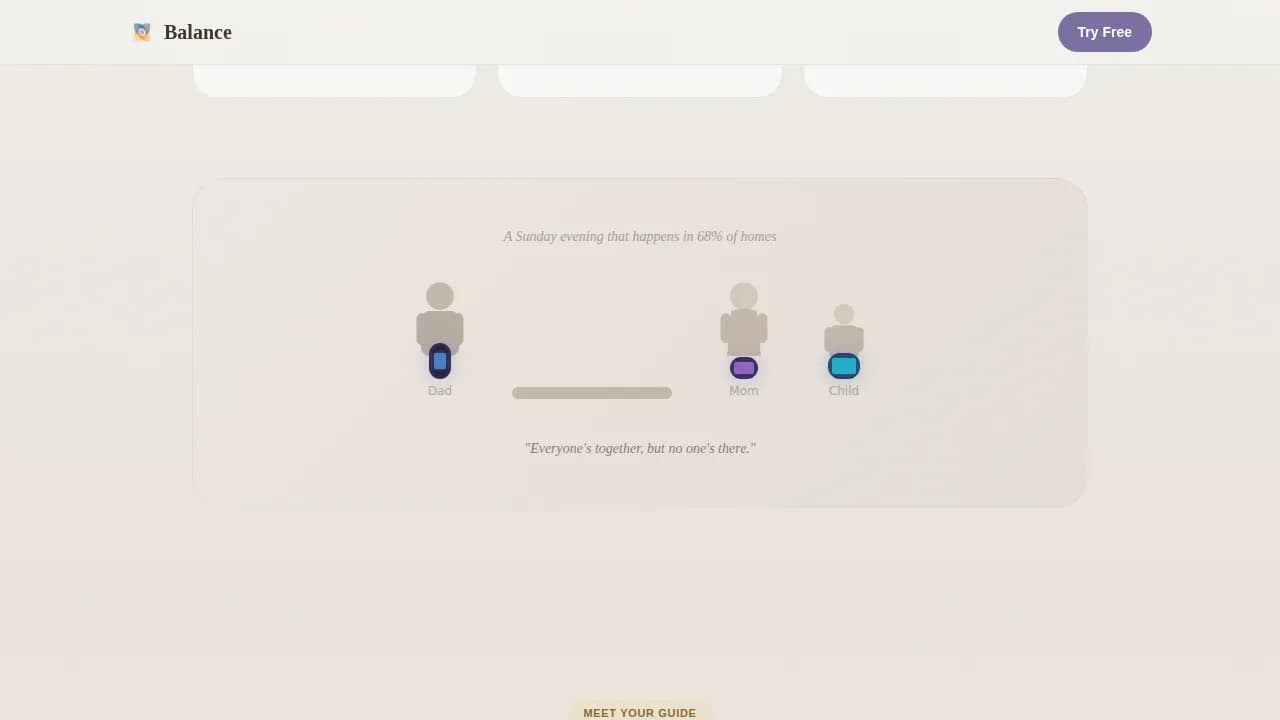 Rhythm — Mindful Digital Wellness Landing Page Template