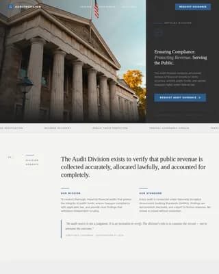 Revenue & Tax Authority Privacy Policy & Terms Website Template