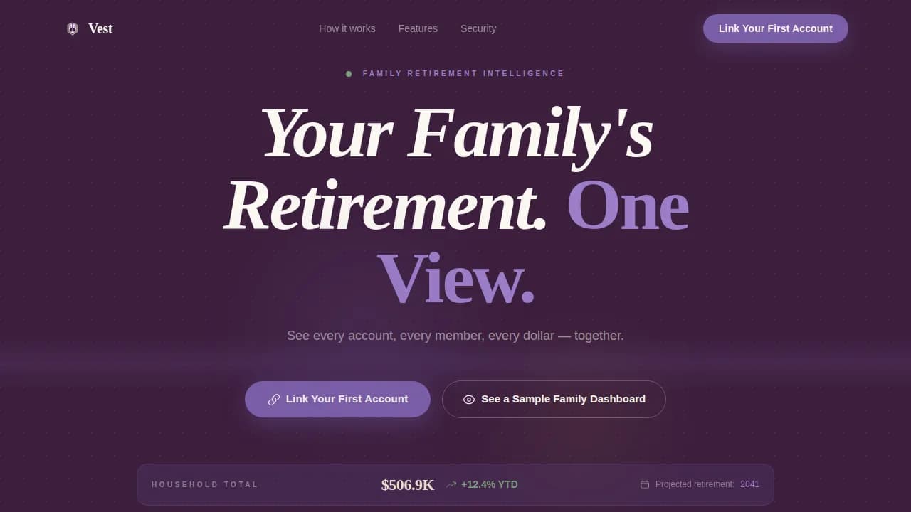Joint & Family Finance Comparison Website Template