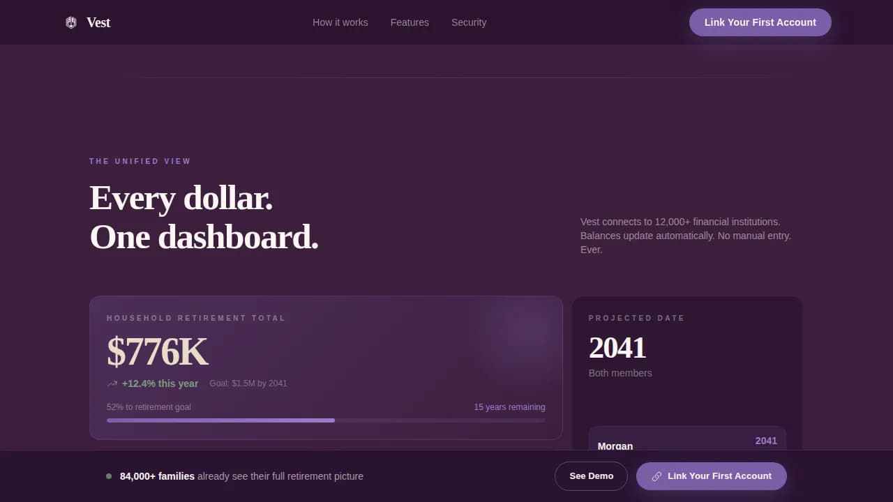 Joint & Family Finance Comparison Website Template