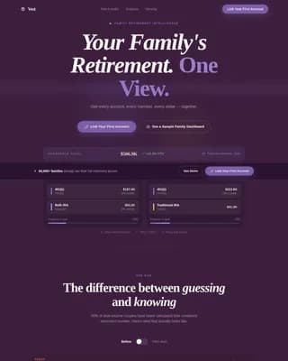 Joint & Family Finance Comparison Website Template