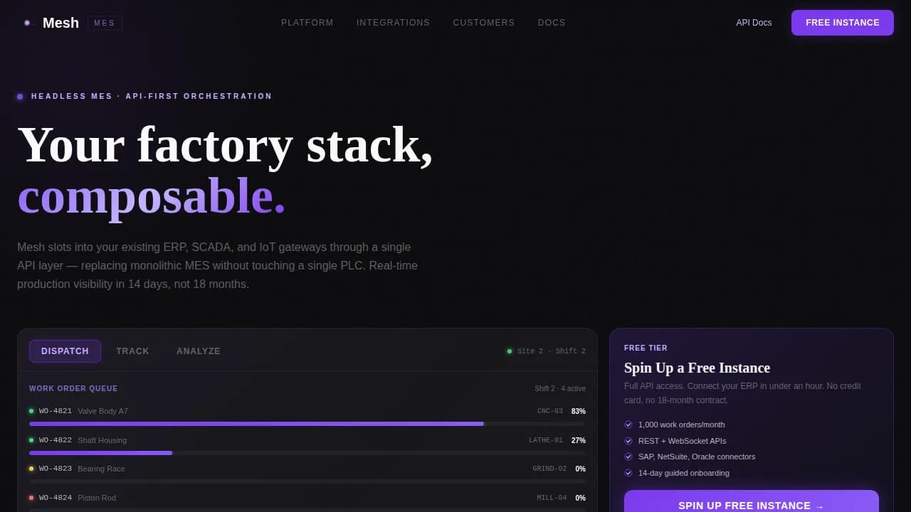Headless Enterprise Software Professional Website Template
