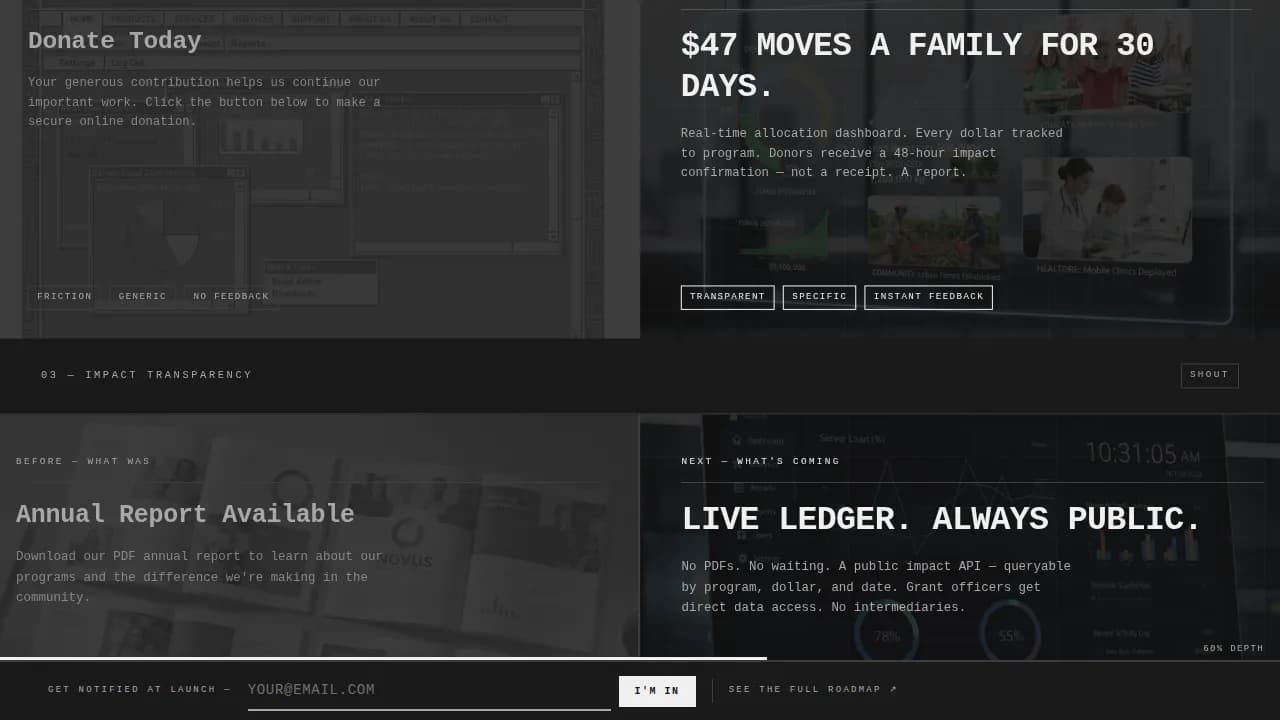 Refresh — Modern Nonprofit Facility Management Landing Page Template