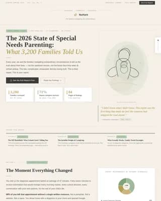 Empower — Evidence-Based Adaptive Parenting Landing Page Template
