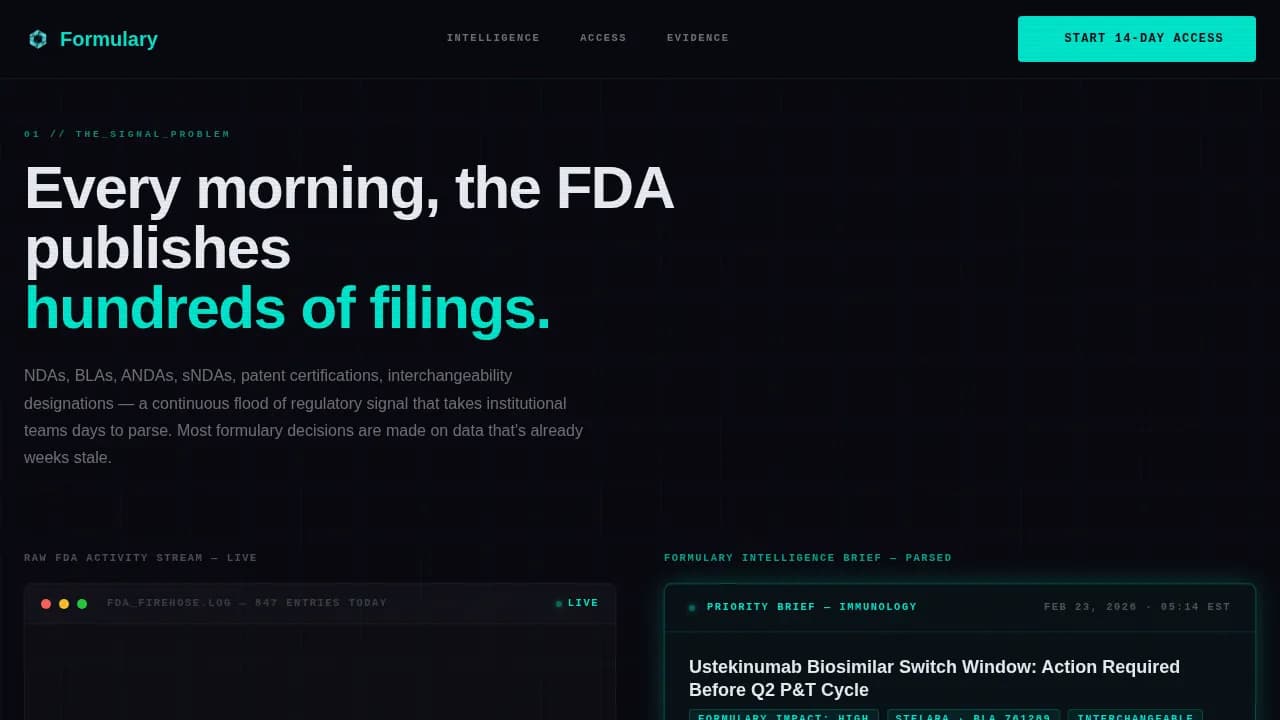 Advanced Pharmaceutical Digital Presence Comparison Website Template