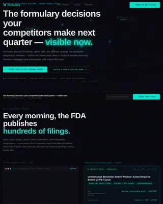 Advanced Pharmaceutical Digital Presence Comparison Website Template