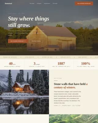 Agri-Tourism & Farm Experience Booking Website Template