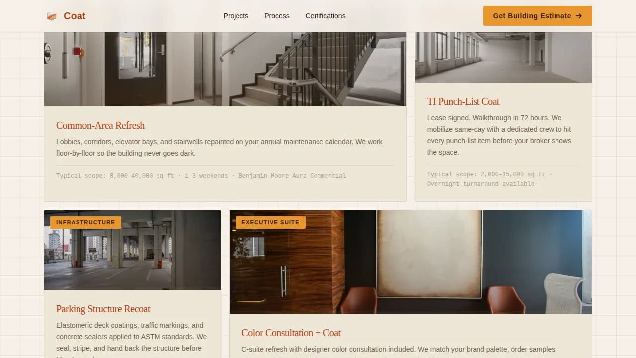 Office Building Construction Professional Website Template