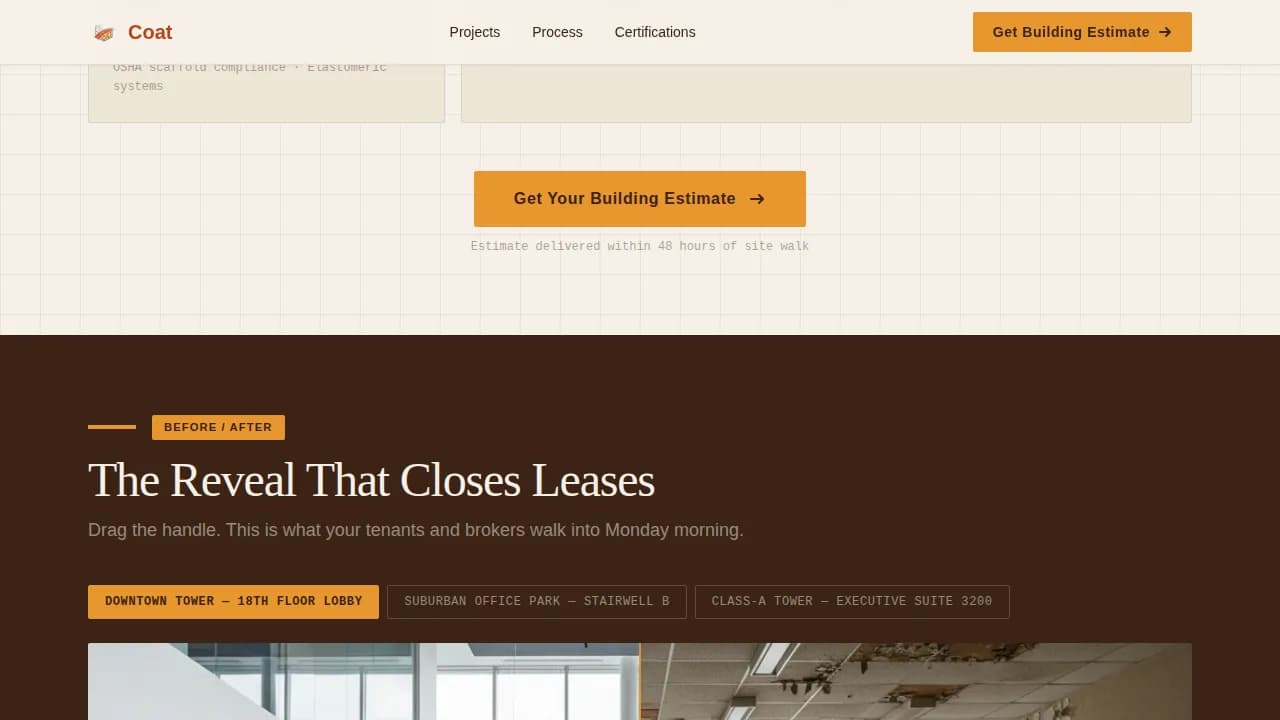 Office Building Construction Professional Website Template