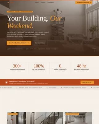 Office Building Construction Professional Website Template