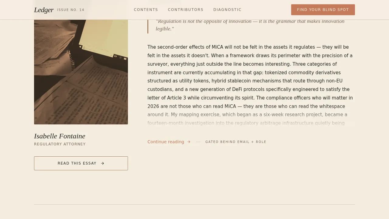 Fintech Newsletter Blog Website Template
