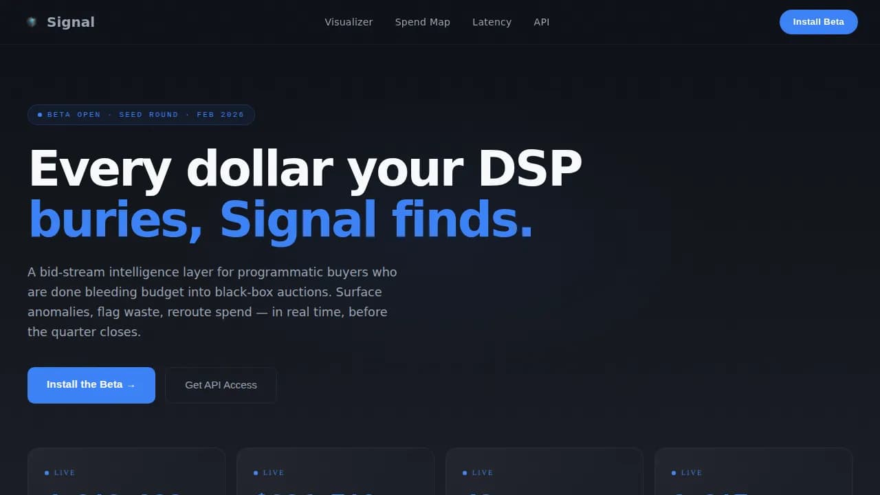 AdTech Startup Professional Website Template