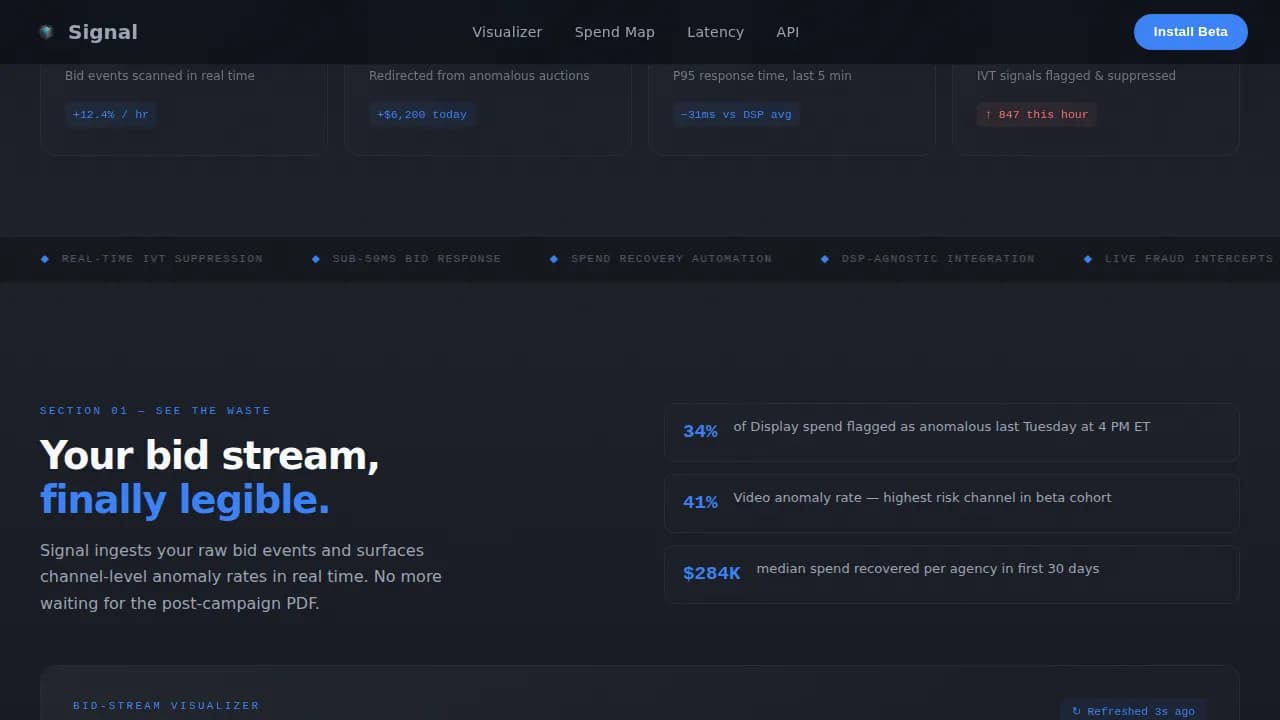 AdTech Startup Professional Website Template
