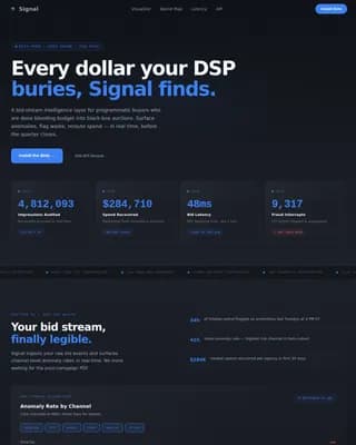 AdTech Startup Professional Website Template