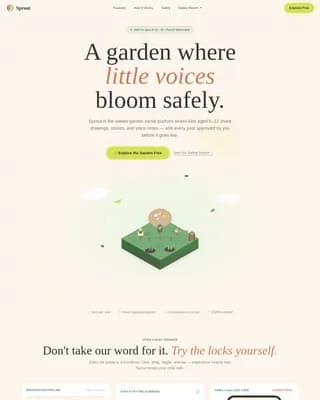 Kids Online Safety & Tech Professional Website Template