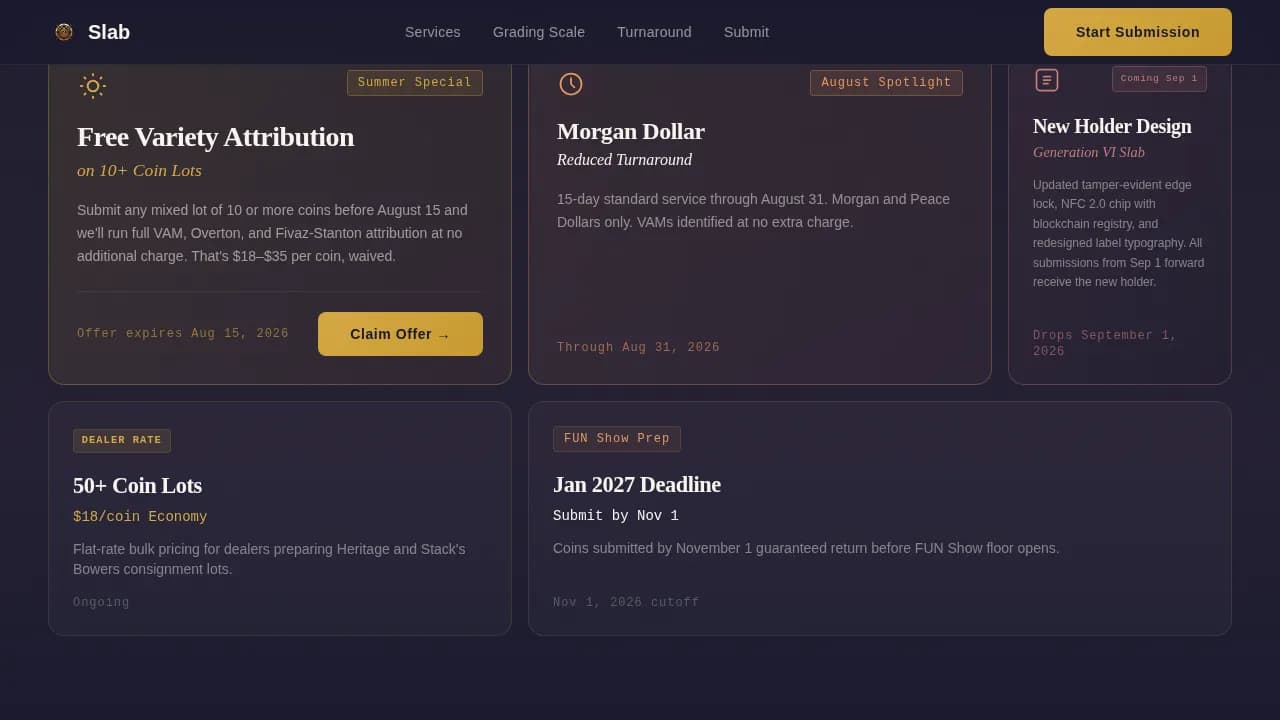 Coin & Numismatics Reviews Website Template