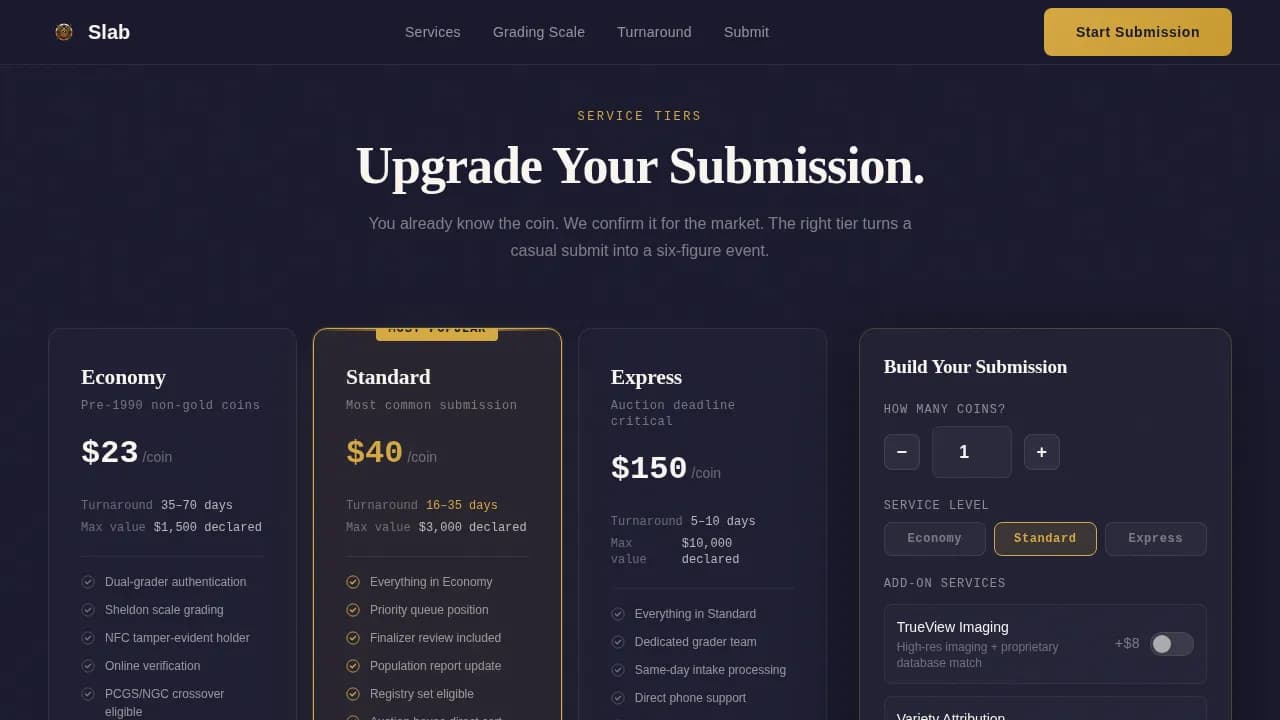 Coin & Numismatics Reviews Website Template