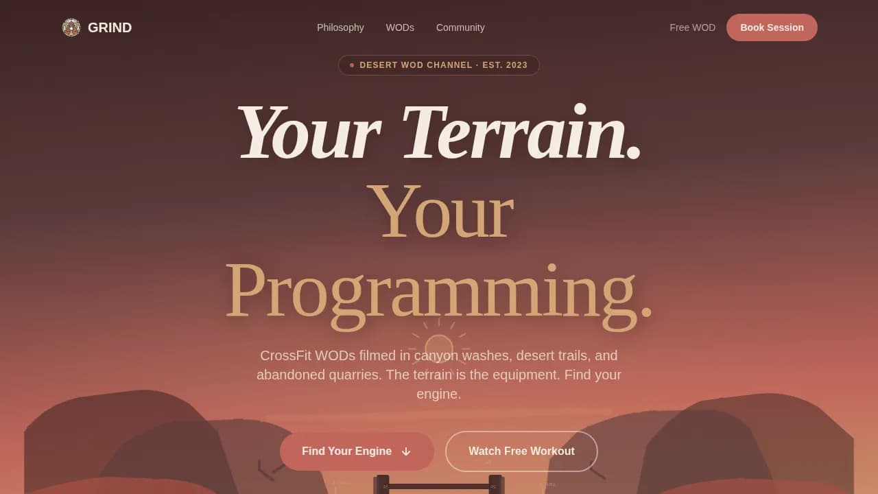 Surge — Dynamic Functional Fitness Landing Page Template