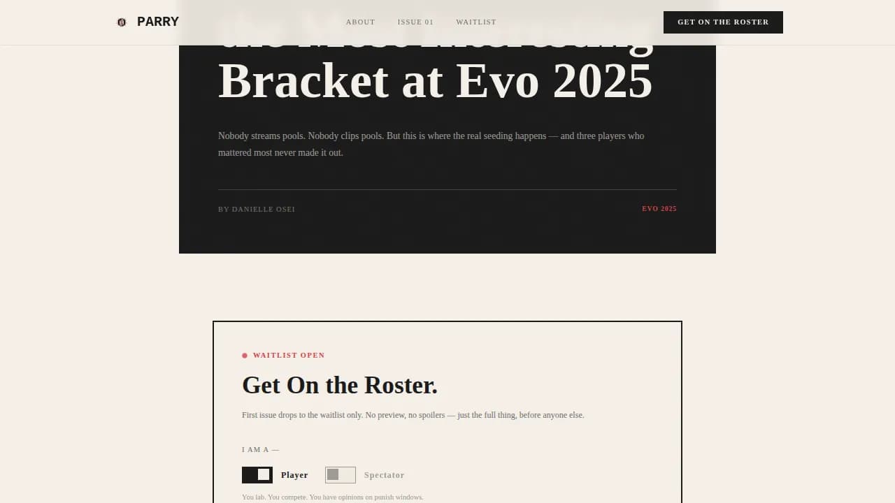 Gaming & Esports Blog Pre-Launch Website Template