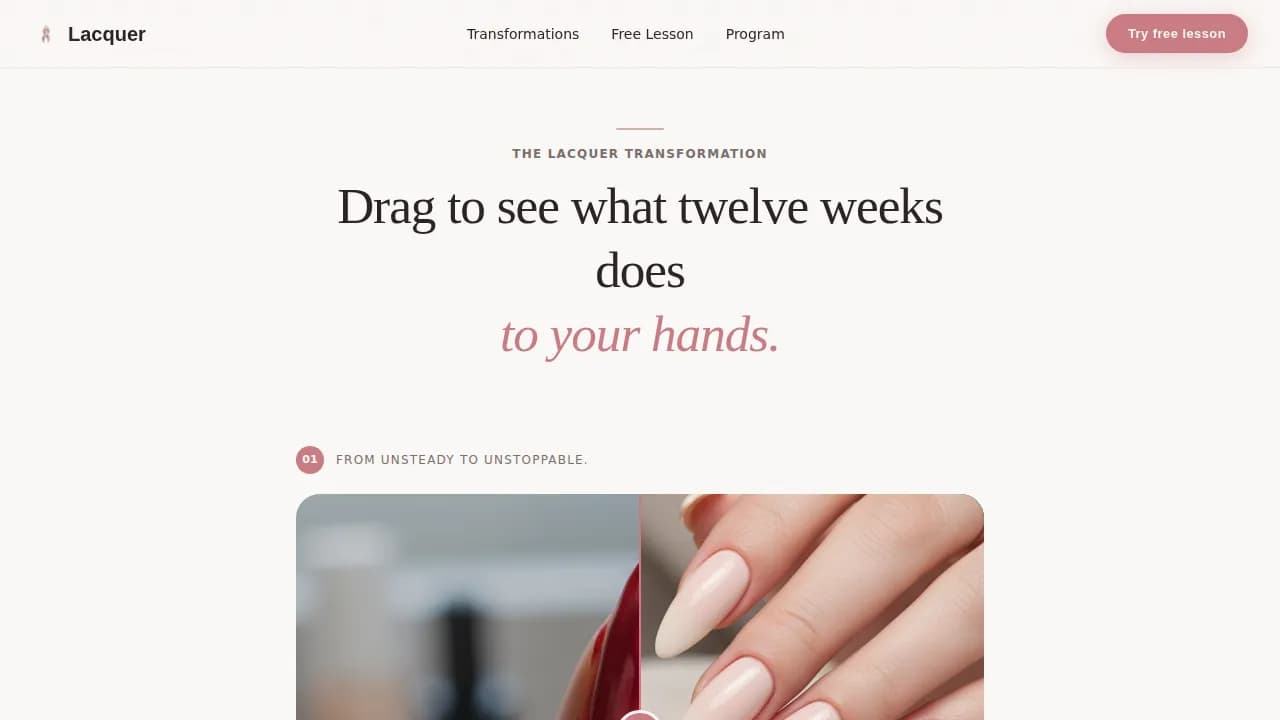 Beauty School & Academy Reviews Website Template