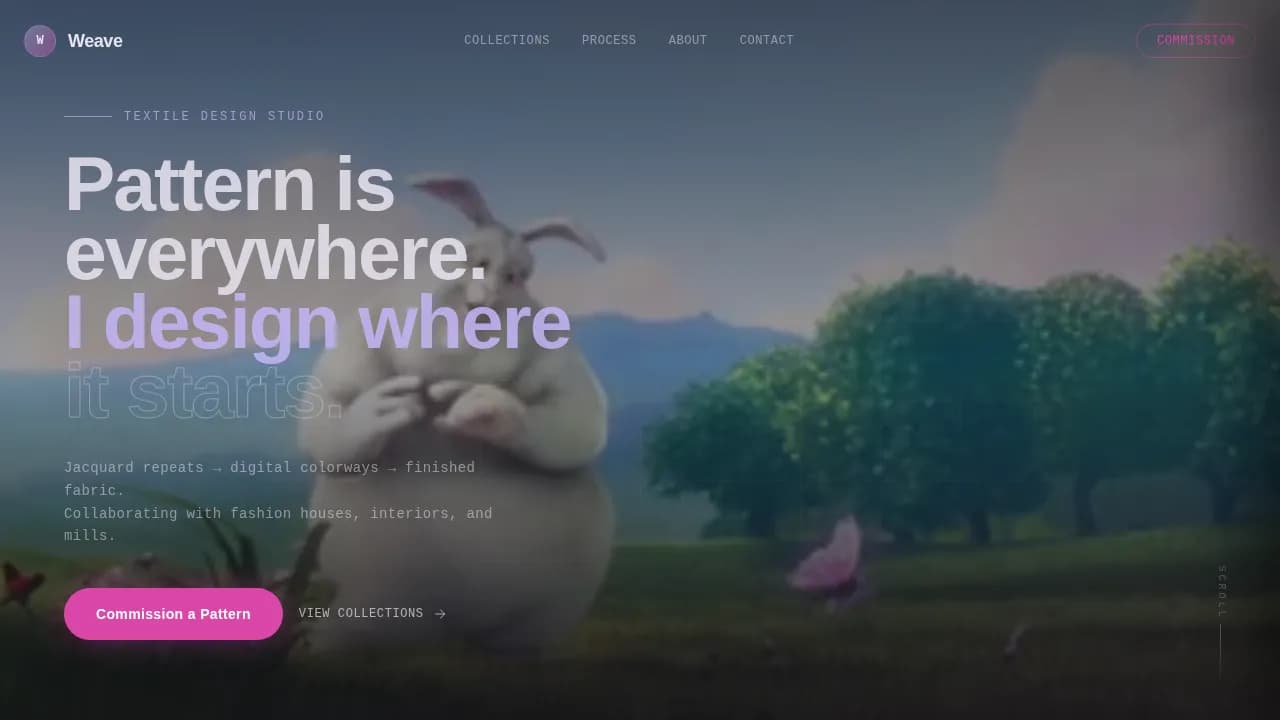 3D & Product Design Portfolio Portfolio Website Template