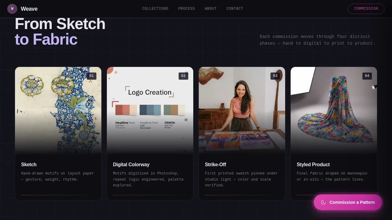 3D & Product Design Portfolio Portfolio Website Template
