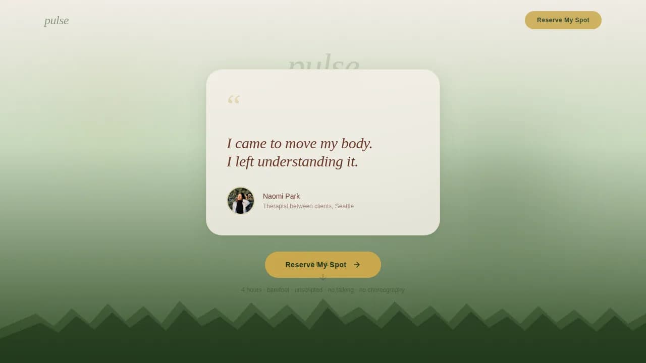 Wellness Modalities Reviews Website Template