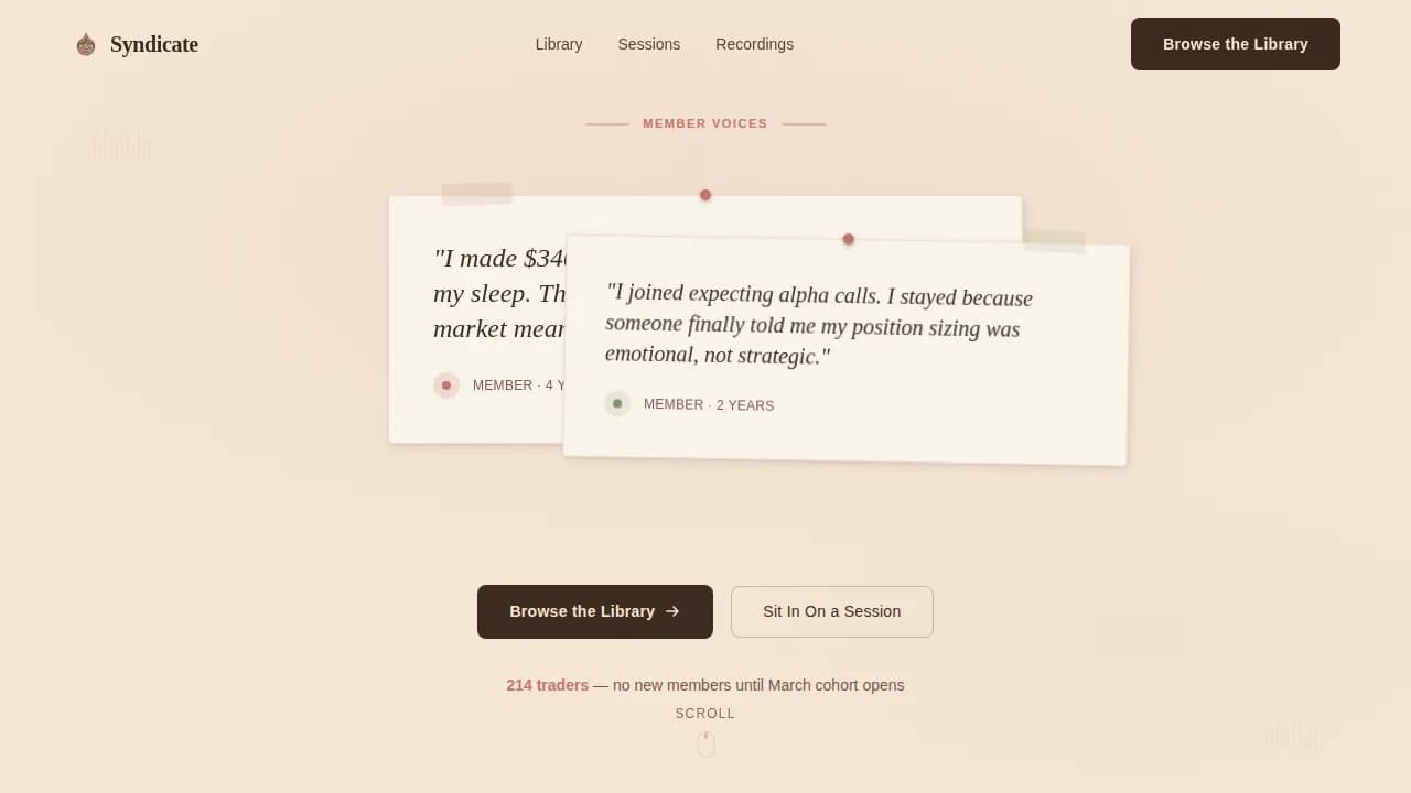Crypto Traders Community Reviews Website Template