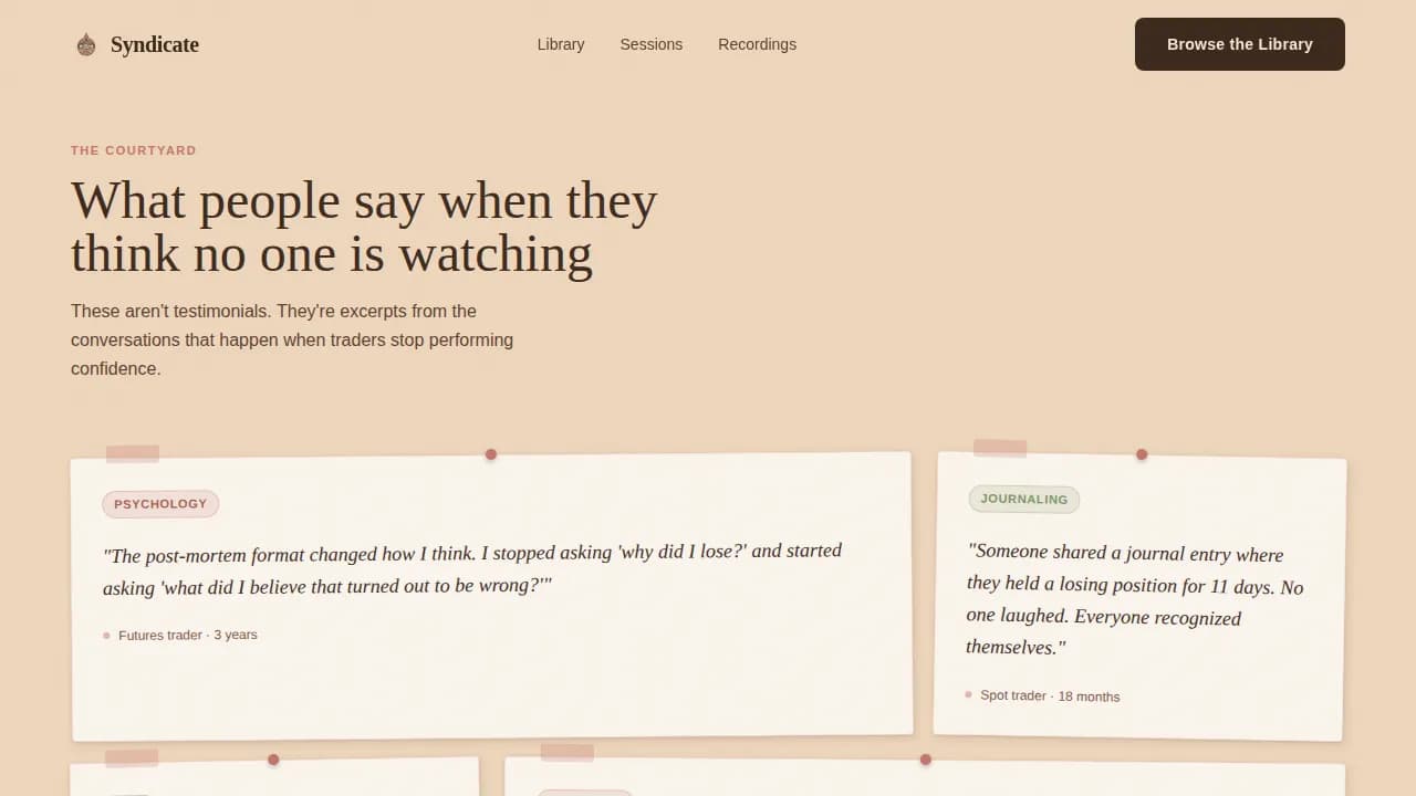 Crypto Traders Community Reviews Website Template