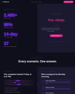 Investigate — Precision Workplace Staffing Landing Page Template