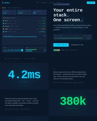 Accelerate — Cutting-Edge Developer Tools Landing Page Template