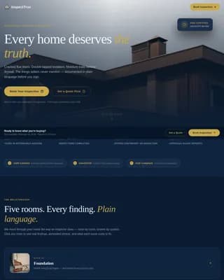 Certify — Expert Housing Inspector Landing Page Template