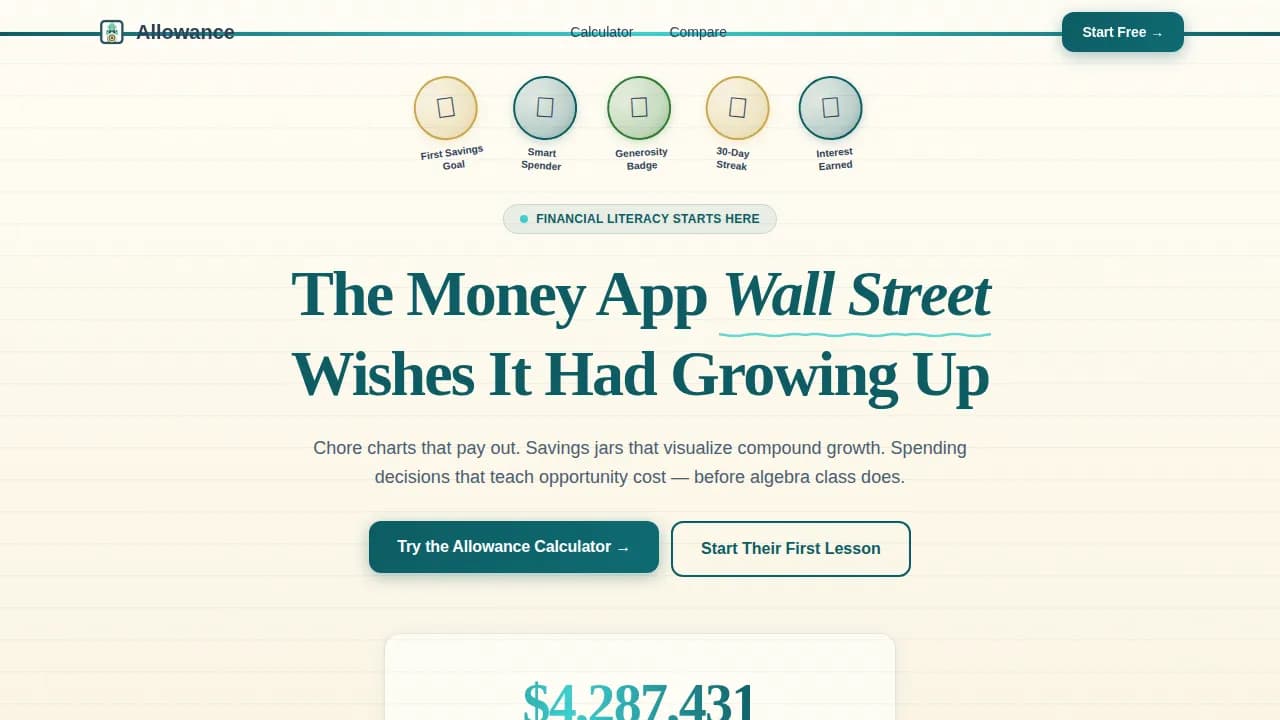 Empower — Intelligent Financial Literacy Landing Page Template