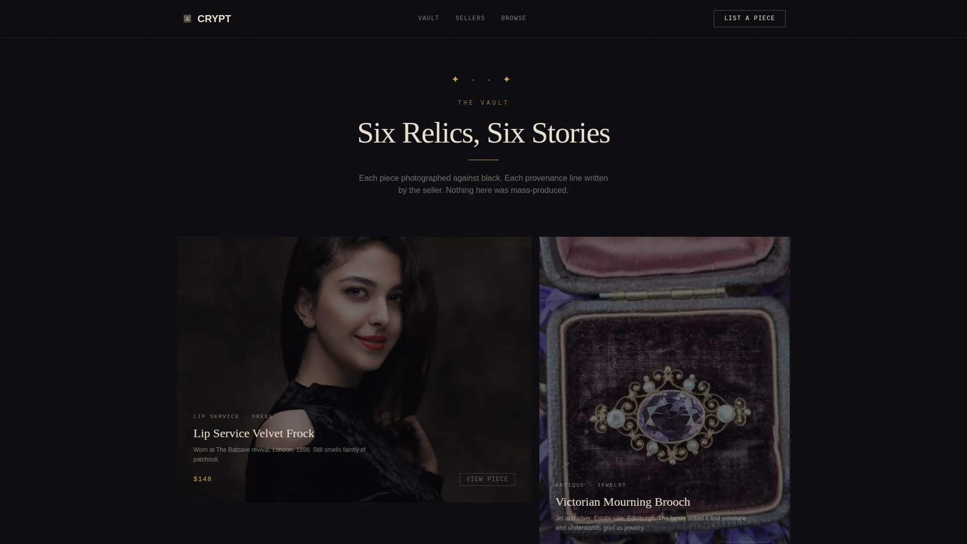Gothic Fashion Professional Website Template