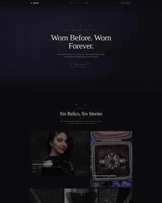Gothic Fashion Professional Website Template