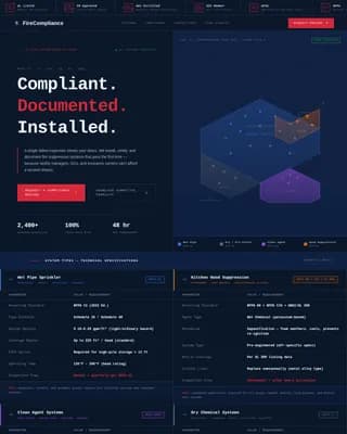 Fire Safety & Prevention Reviews & Social Proof Website Template