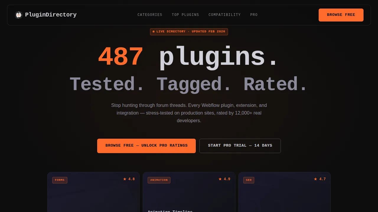 BuildKit — Premium Webflow Directory Landing Page Template