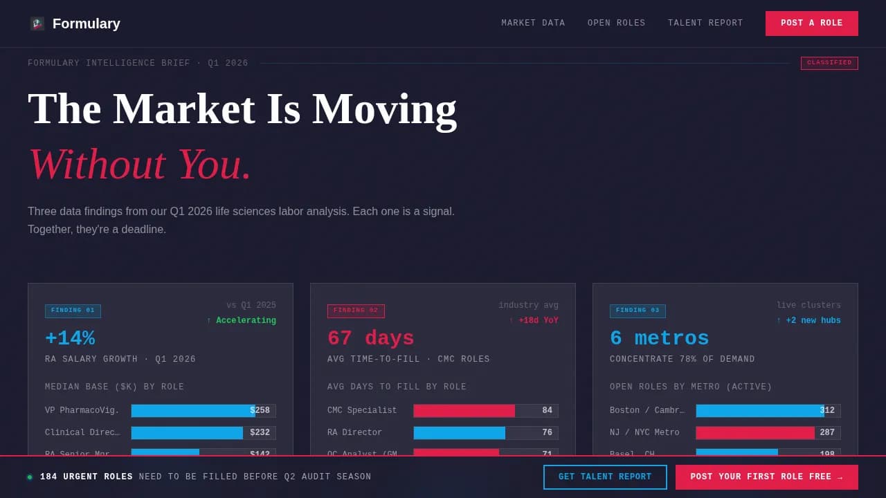 Pharmaceutical Digital Presence Careers & Recruitment Website Template