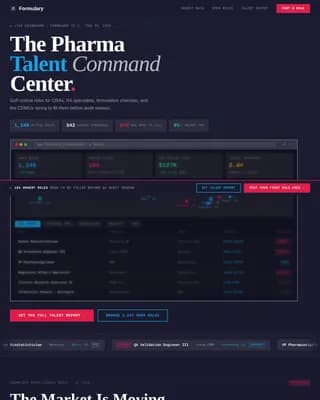 Pharmaceutical Digital Presence Careers & Recruitment Website Template