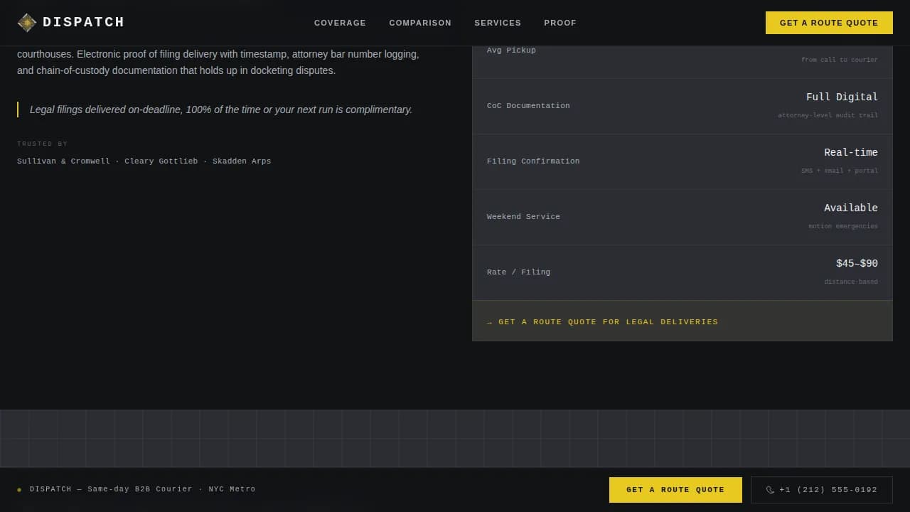 Express — Rapid Logistics Management Landing Page Template