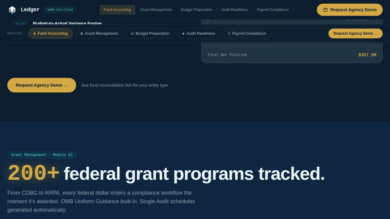 Advanced Government Software Privacy Policy & Terms Website Template