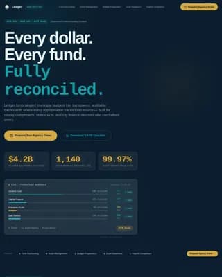 Advanced Government Software Privacy Policy & Terms Website Template