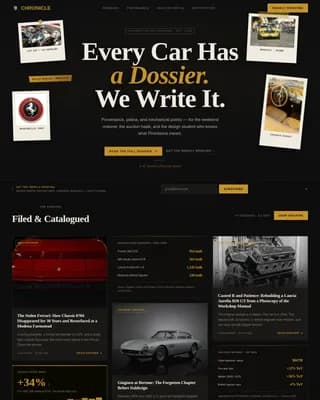 Expert Auto & Mobility Blog Blog & Content Website Template