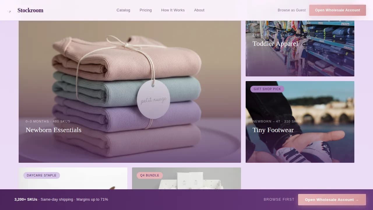 Baby & Kids E-Commerce Comparison Website Template